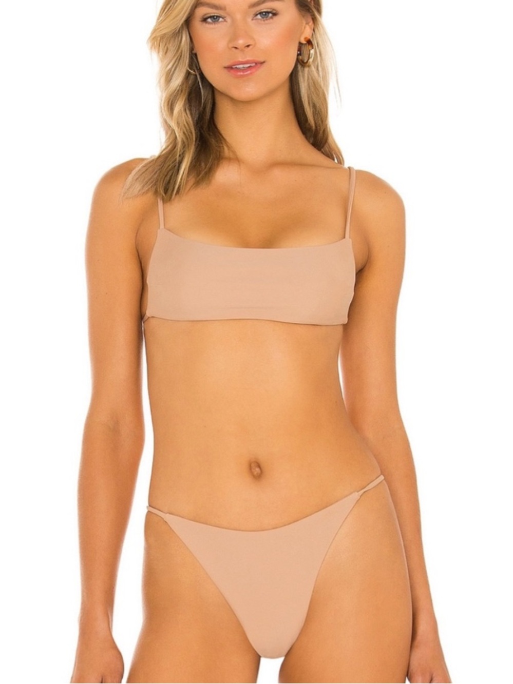 House of Harlow 1960 Bronze Tan Bikini - Large Top Medium Bottom